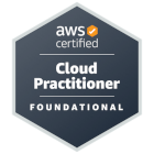 Official AWS Certified Cloud Practitioner badge