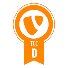 Official TYPO3 CMS Certified Developer badge